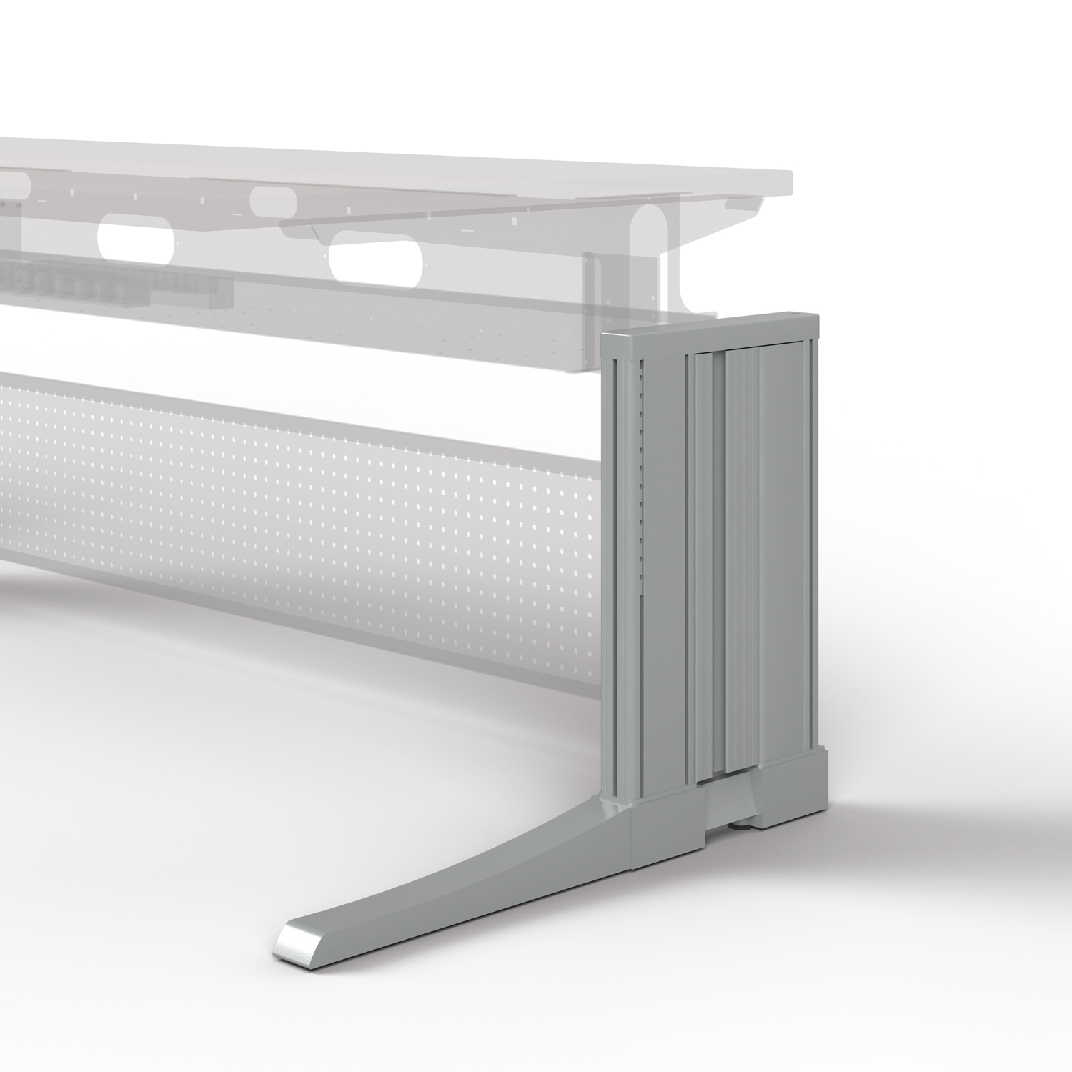 VC Side Section Center Height Adjustable Vertiv Knurr Workstations Elicon Consoles ESD Products - 200.04.265.120.7